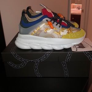 Versace Chain Reaction Sneakers NWT Size 41